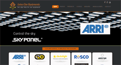 Desktop Screenshot of lotuscineequipments.com