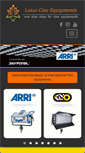 Mobile Screenshot of lotuscineequipments.com