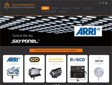 Tablet Screenshot of lotuscineequipments.com